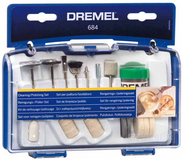 Набор насадок для чистки и полировки Dremel 684 ― Proxxon-online
