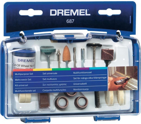 Многофункциональный набор насадок Dremel 687 ― Proxxon-online