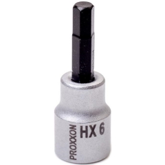 Торцевая головка с шестигранником на 3/8", HX 6 мм Proxxon 23578
