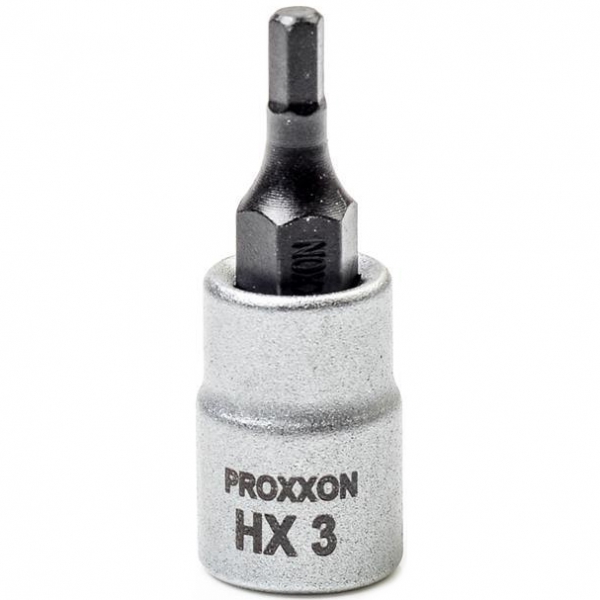 Торцевая головка с шестигранником на 1/4", HX 3 мм Proxxon 23743 ― Proxxon-online