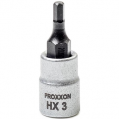 Торцевая головка с шестигранником на 1/4", HX 3 мм Proxxon 23743