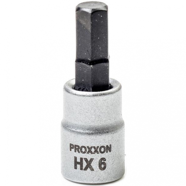 Торцевая головка с шестигранником на 1/4", HX 6 мм Proxxon 23749 ― Proxxon-online