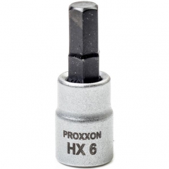 Торцевая головка с шестигранником на 1/4", HX 6 мм Proxxon 23749