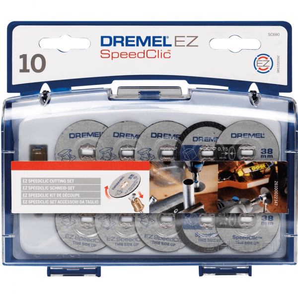 Комплект насадок Speed Clic Dremel (SC690) ― Proxxon-online