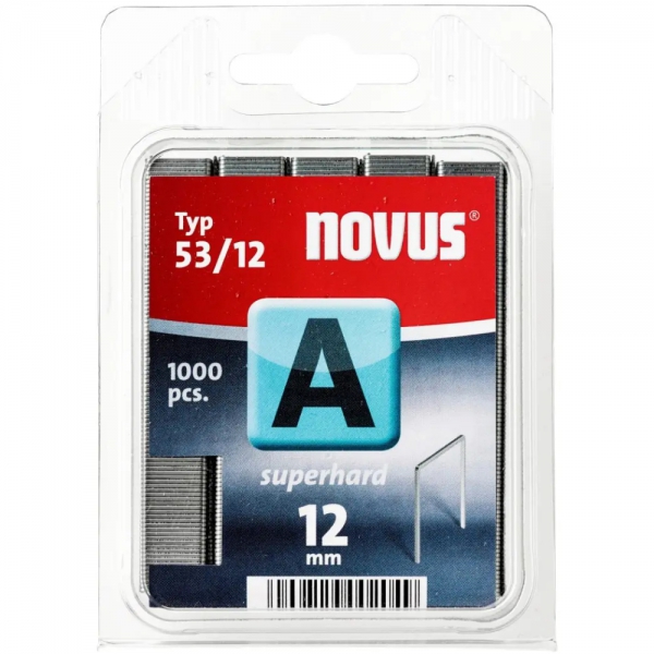 Скобы тонкие супертвердые Novus A53/12 (042-0358) ― Proxxon-online