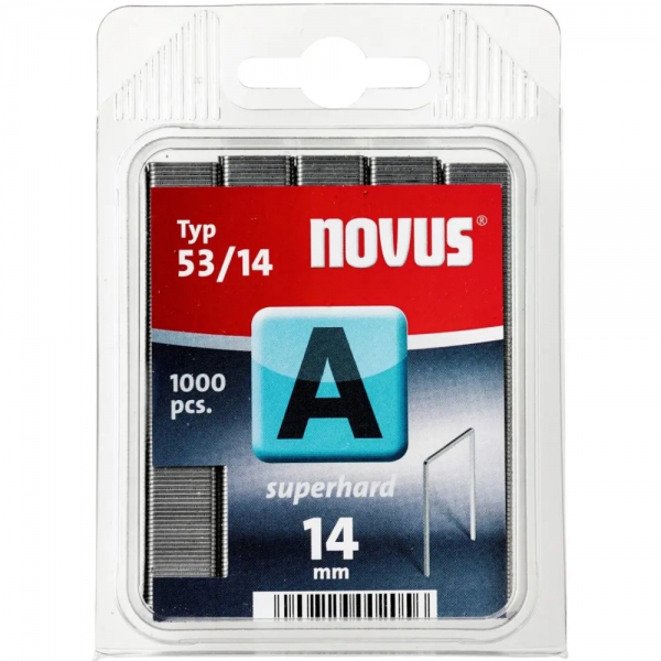 Скобы тонкие супертвердые Novus A53/14 (042-0359) ― Proxxon-online
