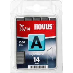 Скобы тонкие супертвердые Novus A53/14 (042-0359)