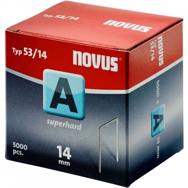 Скобы тонкие супертвердые Novus A53/14 (042-0520) ― Proxxon-online