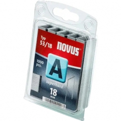 Скобы тонкие супертвердые Novus A53/18 (042-0360)