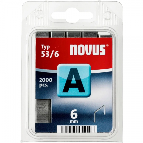 Скобы тонкие Novus A53/6 (042-0355) ― Proxxon-online