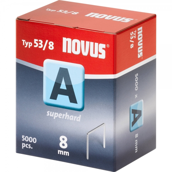 Скобы тонкие супертвердые Novus A53/8 (042-0517) ― Proxxon-online